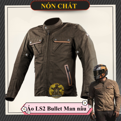 Áo Giáp LS2 Bullet Man nâu