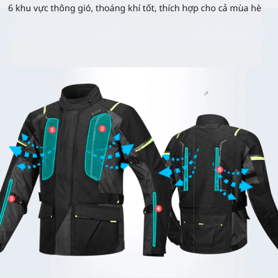 Áo giáp LS2 Narvik đen - Ảnh 7