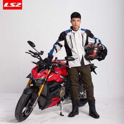 Áo giáp LS2 Narvik trắng - Ảnh 6
