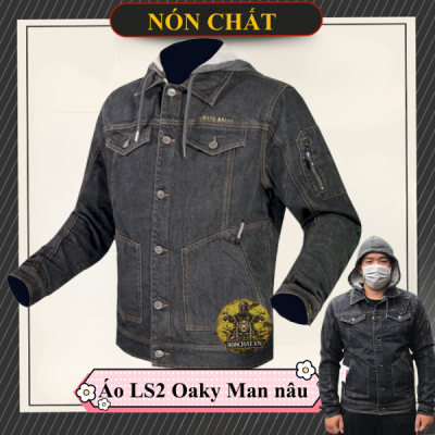 Áo giáp LS2 Oaky Man nâu