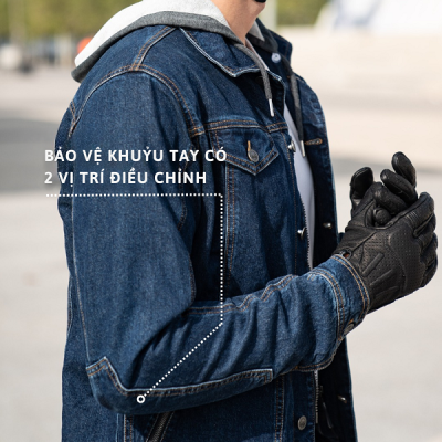 Áo giáp LS2 Oaky Man xanh - Ảnh 6