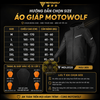 Áo giáp Motowolf MDL 0520 - Ảnh 7