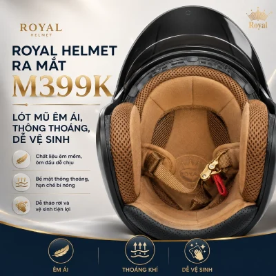 Nón Royal M399 xi măng - Ảnh 4