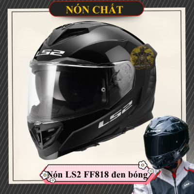Nón LS2 FF818 đen bóng