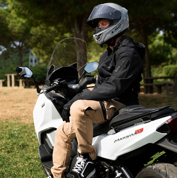 Nón LS2 FF818 xám xi măng - Ảnh 3