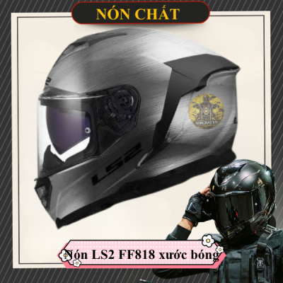 Nón LS2 FF818 xám xước