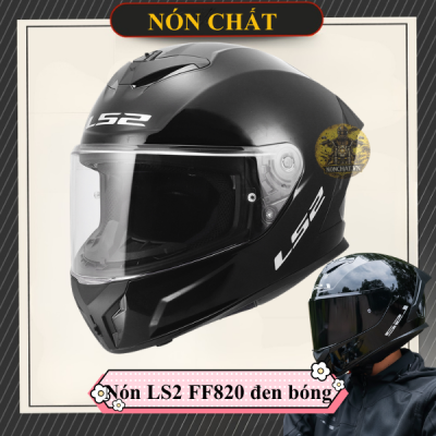 Nón LS2 FF820 đen bóng