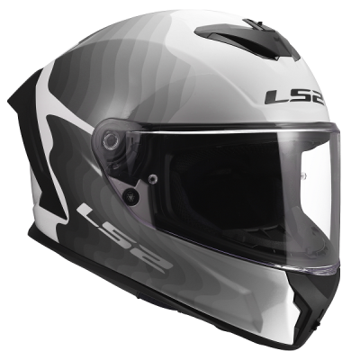 Nón LS2 FF820 trắng xám - Ảnh 3