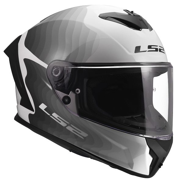 Nón LS2 FF820 trắng xám - Ảnh 3