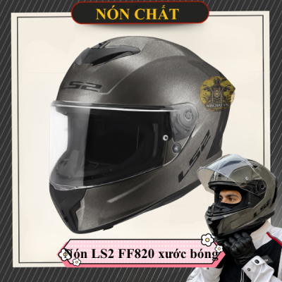 Nón LS2 FF820 xám xước