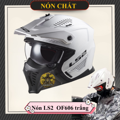 Nón Ls2 OF606 Drifter trắng