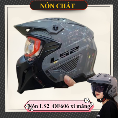 Nón Ls2 OF606 Drifter xi măng