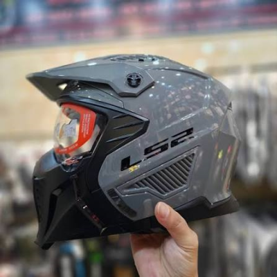 Nón Ls2 OF606 Drifter xi măng - Ảnh 2