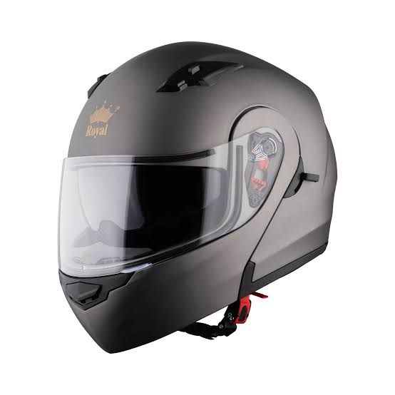 Nón Royal M179 Lật Hàm xám titan - Ảnh 3