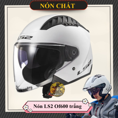 Nón LS2 OF600 Trắng bóng