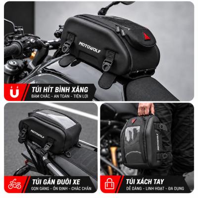 Túi hít bình xăng Motowolf MB10 - Ảnh 3