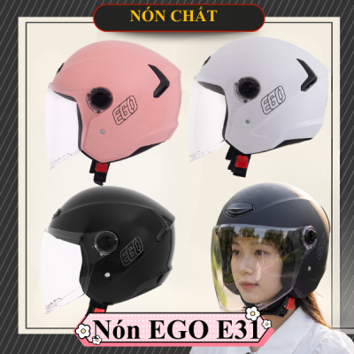 Nón EGO E31 – Nón Bảo Hiểm 3/4 Có Kính